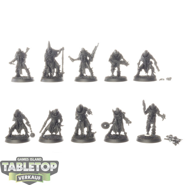 Necromunda - 10 x Cawdor Gang - grundiert
