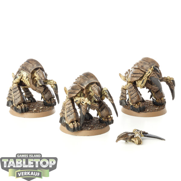 Tyraniden - 3 x Tyrant Guard klassisch - bemalt