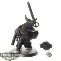 Black Templars - Black Templars Marshal - teilweise bemalt