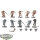 White Scars - 10x Assault Intercessor Squad - teilweise bemalt