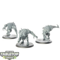 Skaven - 3x Rat Ogors - unbemalt