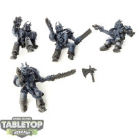 Horus Heresy - 4x Night Raptor Squad - teilweise bemalt