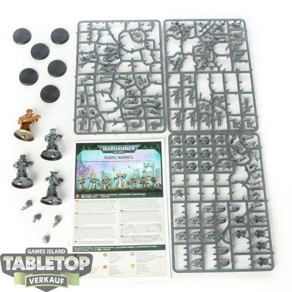 Thousand Sons - 10 x Rubric Marines - teilweise gebaut