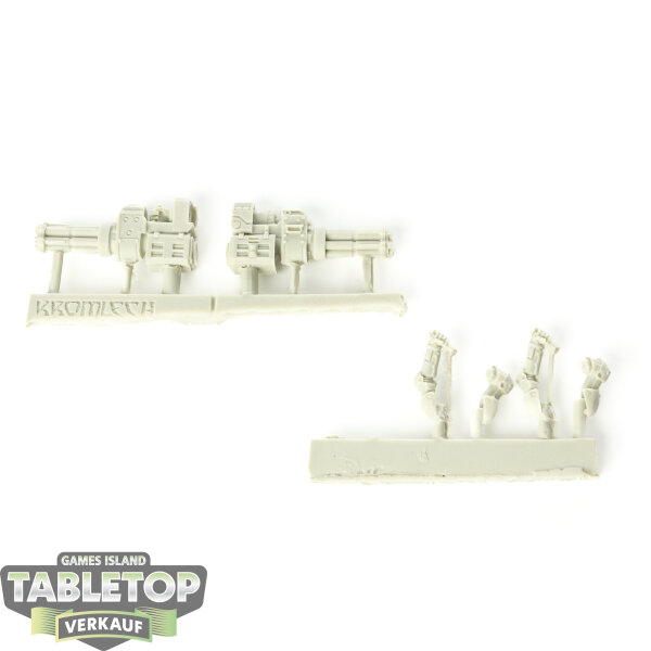 Miniaturen - 2 x Legionary Minigun - im Gussrahmen