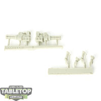 Miniaturen - 2 x Legionary Minigun - im Gussrahmen