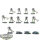 Necrons - 10 x Necron Warriors - bemalt