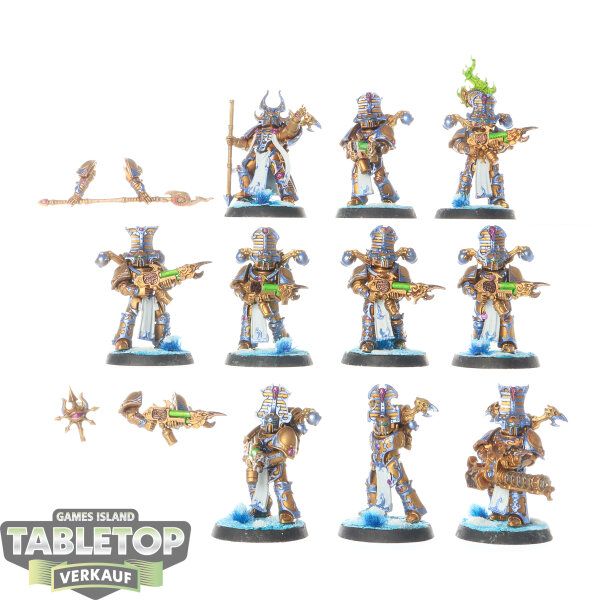Thousand Sons - 10 x Rubric Marines - bemalt