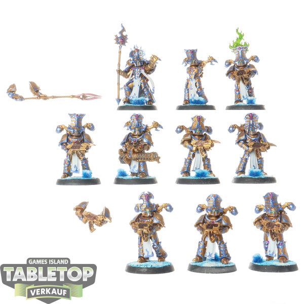 Thousand Sons - 10 x Rubric Marines - bemalt