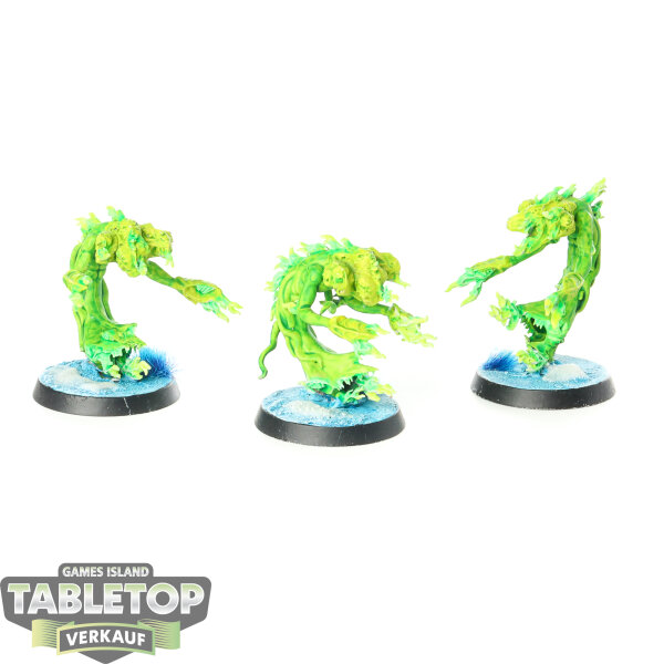 Disciples of Tzeentch - 3 x Flamers - teilweise bemalt