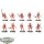 Blades of Khorne - 10 Bloodletters - teilweise bemalt
