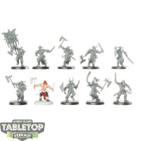 Blades of Khorne - 10 Bloodreavers - teilweise bemalt