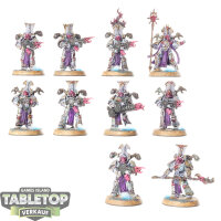 Thousand Sons - 10 Rubric Marines - teilweise bemalt