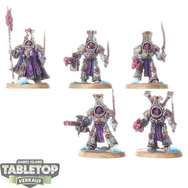 Thousand Sons - 5 Scarab Occult Terminators - teilweise bemalt