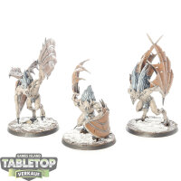 Soulblight Gravelords - 3 Vargheists - teilweise bemalt