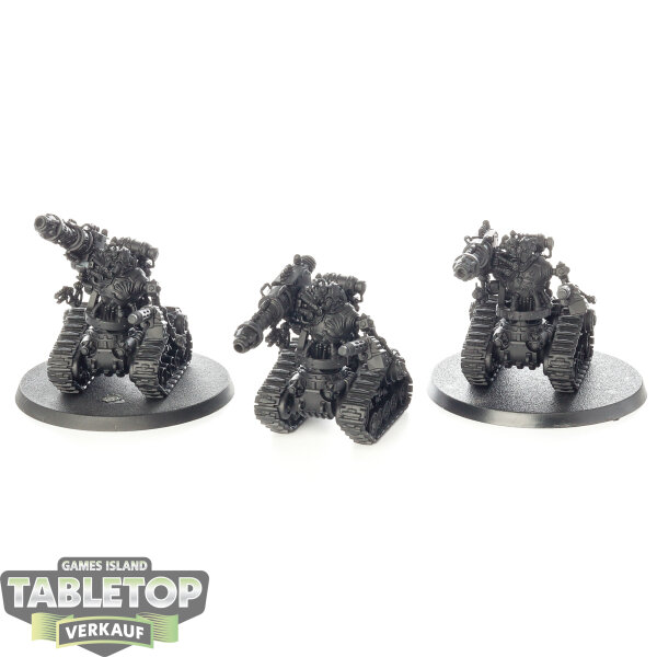 Adeptus Mechanicus - 3 Tech-Priest Dominus - grundiert