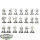 Horus Heresy - 20 MKIV Tactical Squad with Thousand Sons Upgrade Pack - unbemalt