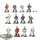 Horus Heresy - 12 MKIV Tactical Squad with Thousand Sons Upgrade Pack - teilweise bemalt