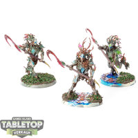 Sylvaneth - 3 x Kurnoth Hunters - bemalt