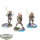 Sylvaneth - 3 x Kurnoth Hunters - bemalt