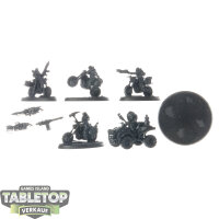 Genestealer Cults - 5x Atalan Jackals - grundiert