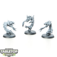 Disciples of Tzeentch - 3x Flamers - teilweise bemalt