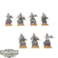 Dark Elves - 7x Darkshards klassisch - bemalt