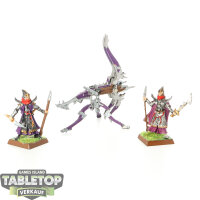 Dark Elves - Repeater Bolt Thrower klassisch - bemalt