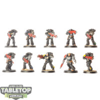 Deathwatch - 10x Intercessor Squad - teilweise bemalt