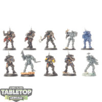 Deathwatch - 10x Infiltrator Squad - teilweise bemalt