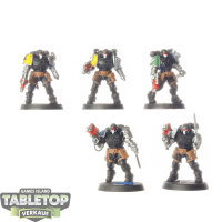 Deathwatch - 5x Reiver Squad - teilweise bemalt