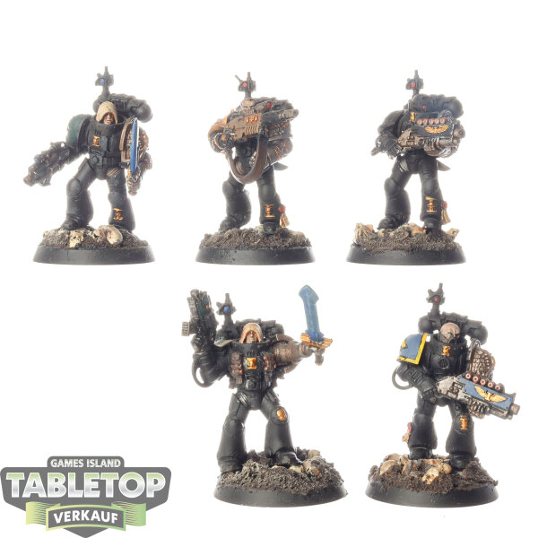 Deathwatch - 5x Veterans - bemalt
