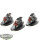 Space Marines - 3x Outriders - teilweise bemalt