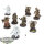 Death Guard - 8x Plague Marines - teilweise bemalt