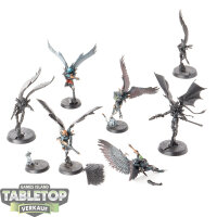 Drukhari - 7x Scourges - teilweise bemalt