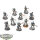 Drukhari - 10x Kabalite Warriors - teilweise bemalt