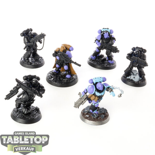 Space Marines - 6 x Angels of Death - teilweise bemalt