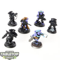 Space Marines - 6 x Angels of Death - teilweise bemalt