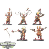 Blades of Khorne - 5 Wrathmongers - bemalt