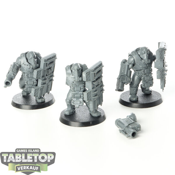 Astra Militarum - 3 Bullgryns - unbemalt