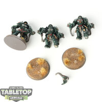 Dark Angels - 3 Aggressor Squad - bemalt