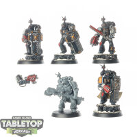 Deathwatch - 5 Veterans - teilweise bemalt