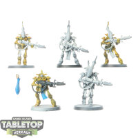Aeldari - 5 Wraithguard - teilweise bemalt