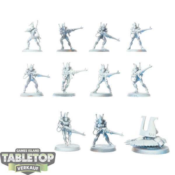 Aeldari - 10 Guardian Defenders - teilweise bemalt