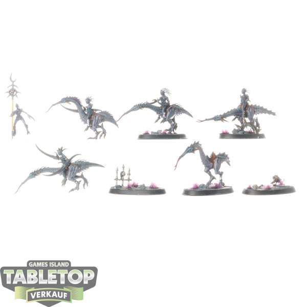 Hedonites of Slaanesh - 5 Seekers of Slaanesh - bemalt