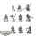 Chaos Space Marines - 10 Chaos Cultists classic - bemalt