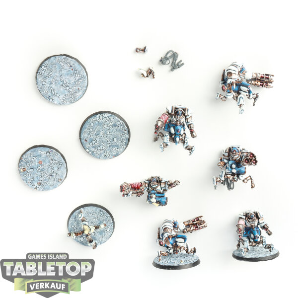 Adeptus Mechanicus - 6 Kataphron Destroyers - bemalt