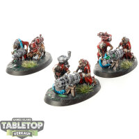 Skaven - 3 x Warpspark Weapon Battery - bemalt