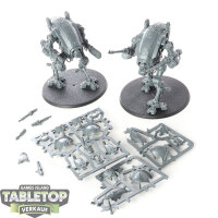 Imperial Knights - 2x Warglaives - teilweise gebaut