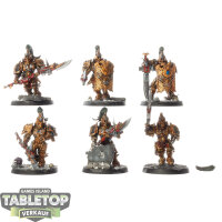 Adeptus Custodes - 5 Custodian Guard - bemalt