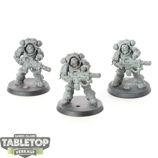Space Marines - 3x Primaris Eradicators - unbemalt